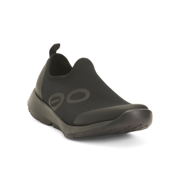 OOFOS Black Oomg Recovery Sport Sneakers - Picture 1 of 2